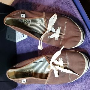 CONVERSE ONE STAR Wedge Canvas Shoes